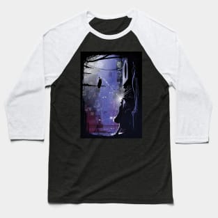 Lost In Cyberpunk Baseball T-Shirt